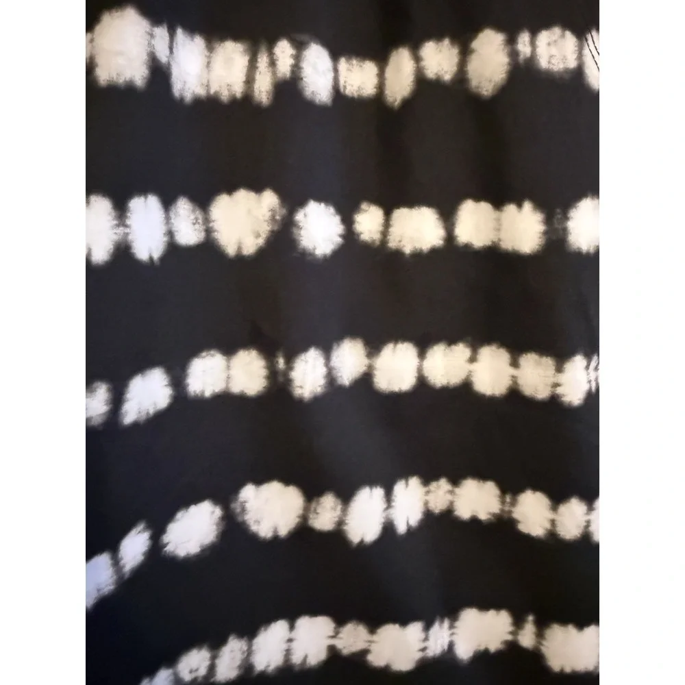 T by Talbots Skort Womens Large Black & White Athleisure Skirt Golf Tennis Beach